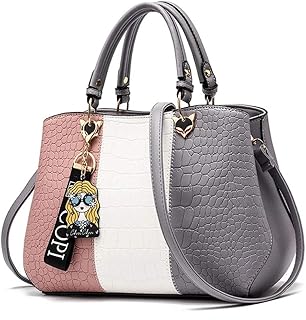 Handbags for Women Fashion Ladies Purses PU Leather Satchel Shoulder Tote Bags