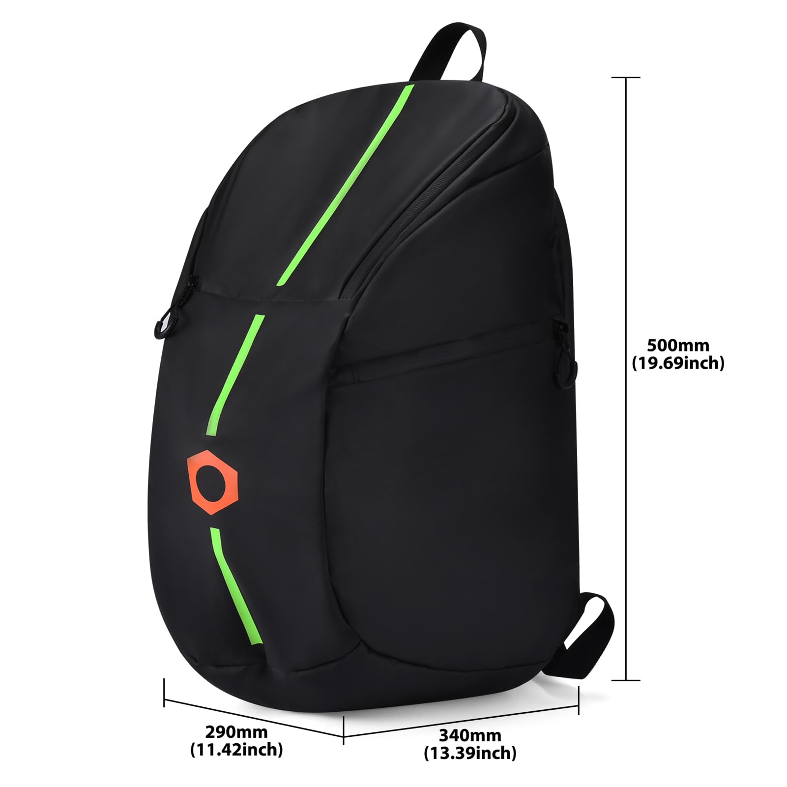 Zaino da moto impermeabile - Borsa da equitazione ergonomica, supporto per | casco durevole, attrezzatura da viaggio pesante | Backpack universale Motorbike per gli uomini all'aperto sport