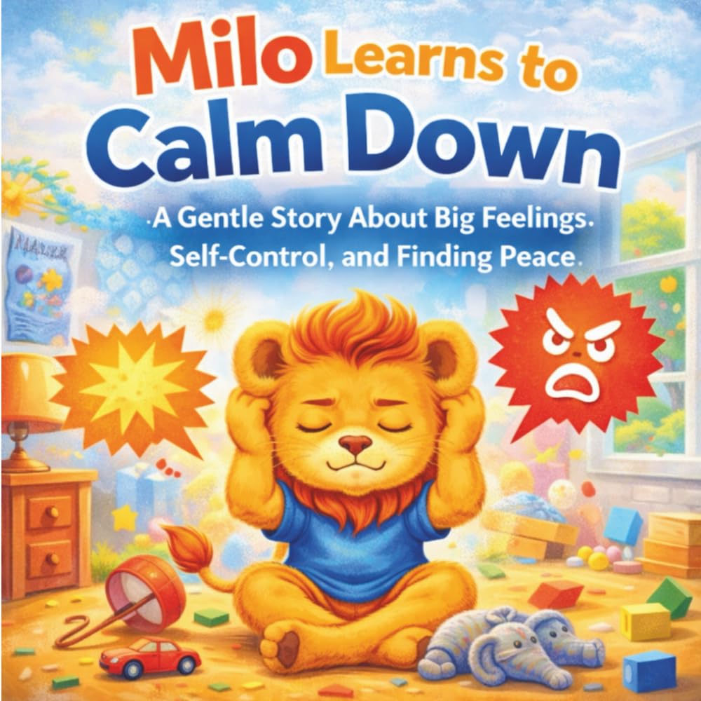 Milo Learns to Calm Down: A Gentle Story About Big Feelings, Self-Control, and Finding Peace (Milo Emotional Skills Series)