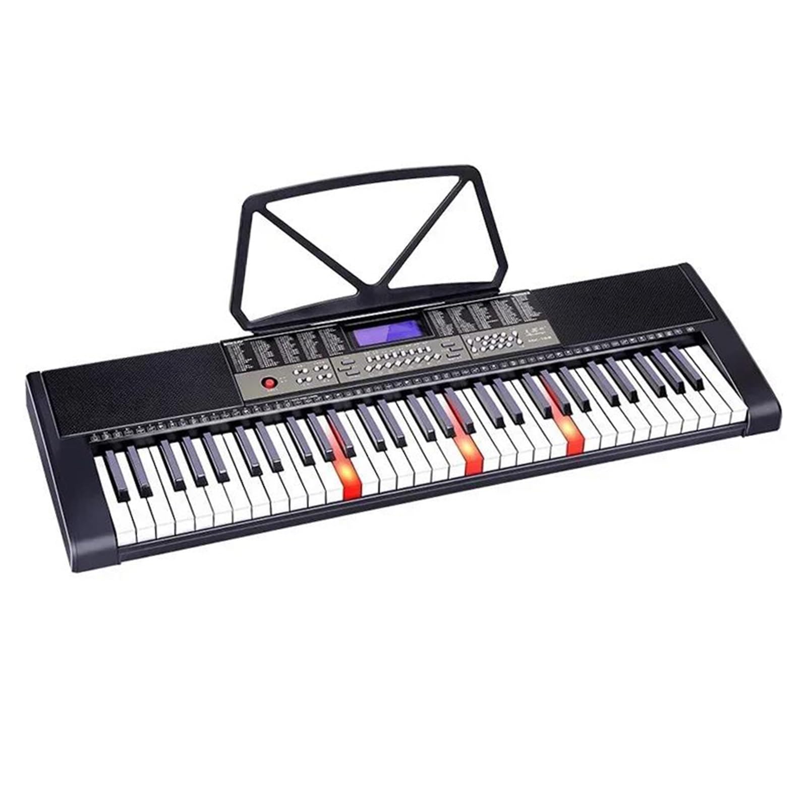 Pianos Digitales Para Piano Electrónico Para Adultos Teclado Musical De 61 Teclas Órgano Electrónico Profesional Para Principiantes Pianos Digitales Flexibles(Light)