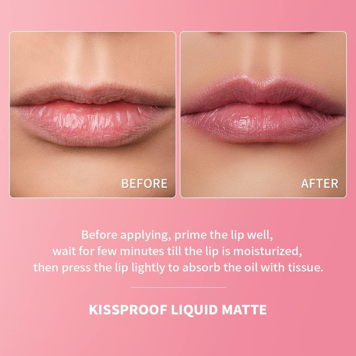 Oulac Matte Liquid Dark Red Lipstick for Women, Long Lasting Lip Stain, Waterproof Highly Pigmented Creamy Formula Lipstick with Vitamin E, Vegan, 4.5ml (M18) — view 31