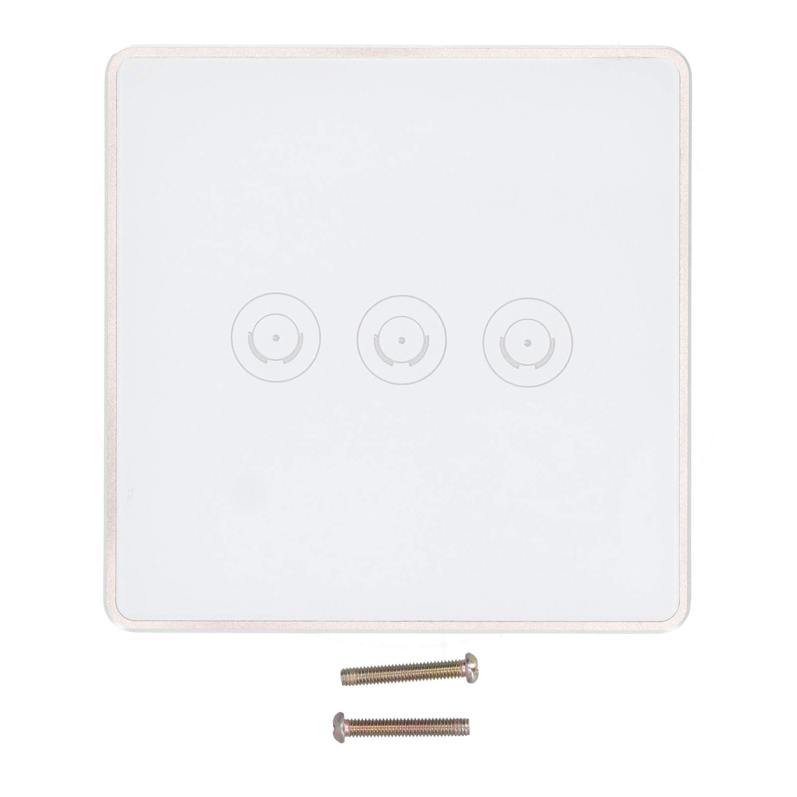 Interruptor Táctil Inteligente, Control Remoto WiFi, Interruptor Inteligente de 3 Bandas con Soporte para IFTTT Roqi, para Casa, Oficina, Tienda, Restaurante