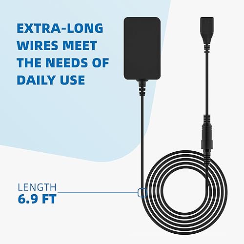 Miniatura 2 de Cargador para Aiper Seagull 600 1000 HJ1102 AIPURY1500, 12.6V 2 pines adaptador ACDC, compatible con Aiper Seagull 600, 1000, HJ1102, HJ1103J, 1500,