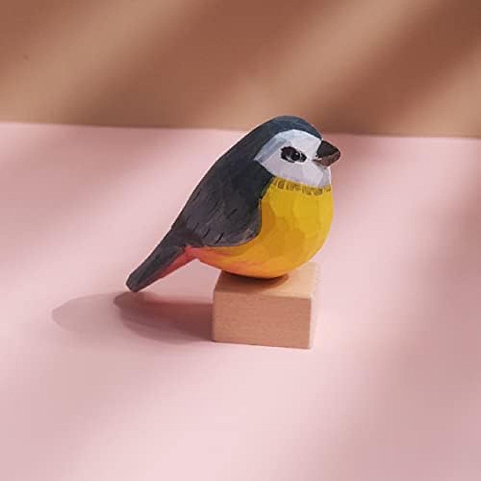 Amazon.co.jp: 鳥 木製置物 鳥の置物 タイプ おしゃれ 手作り木製彫刻 