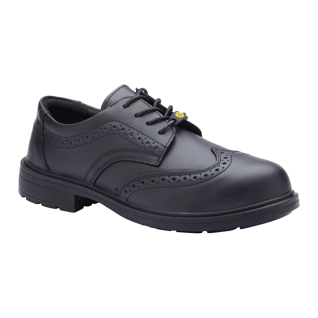 Blackrock Brogue Composite ESD Safety Shoes - size 7 Colour: Black, Sh