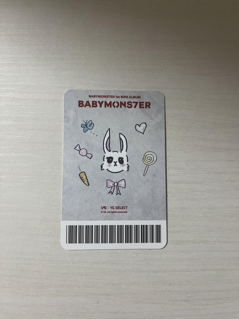 Amazon.co.jp: BABY MONSTER アサ トレカ yg select特典 : おもちゃ