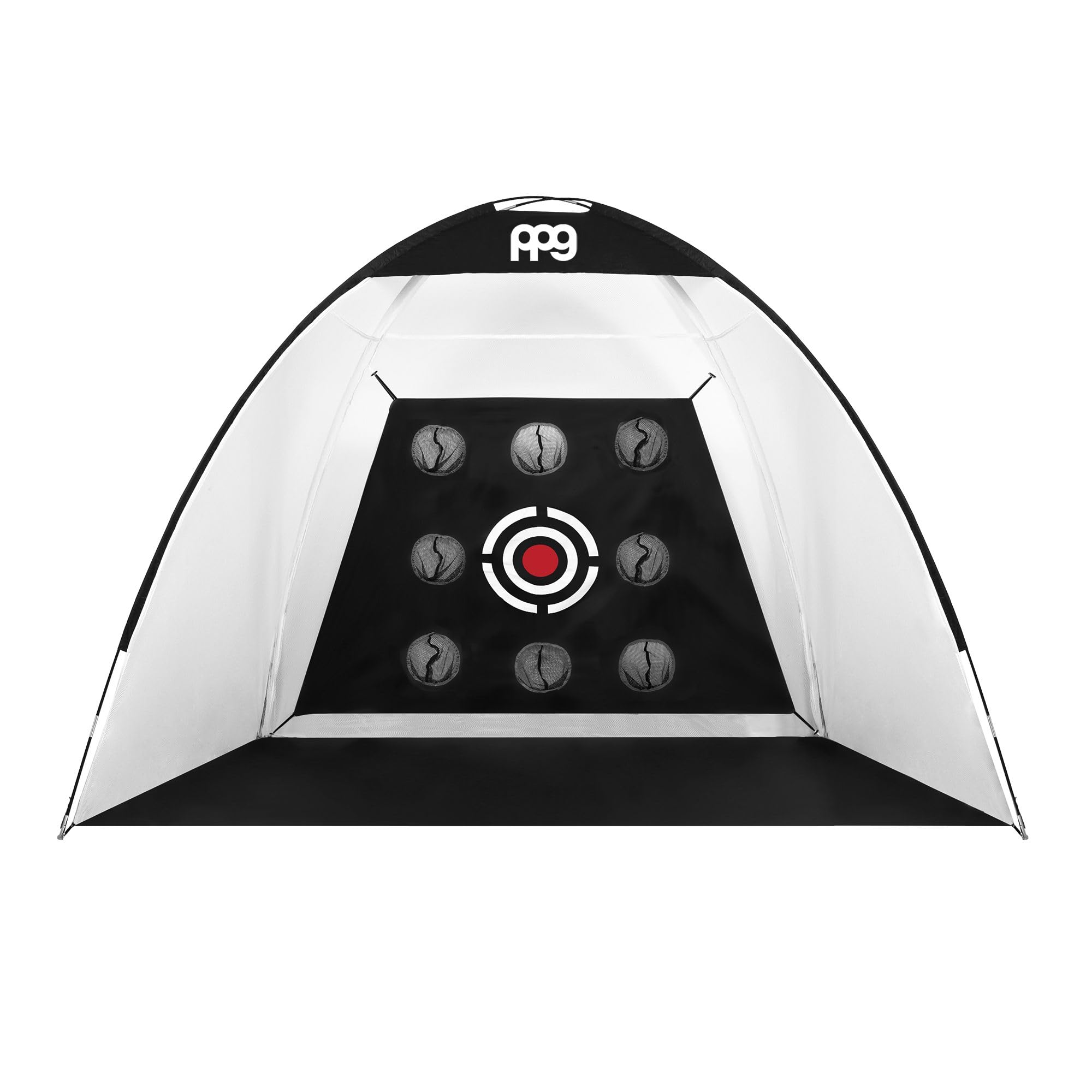 PPG Portable Golf Practice Chipping Swinging Net Multiple Targets Carry Case Indoor Outdoor Lightweight Collapsable