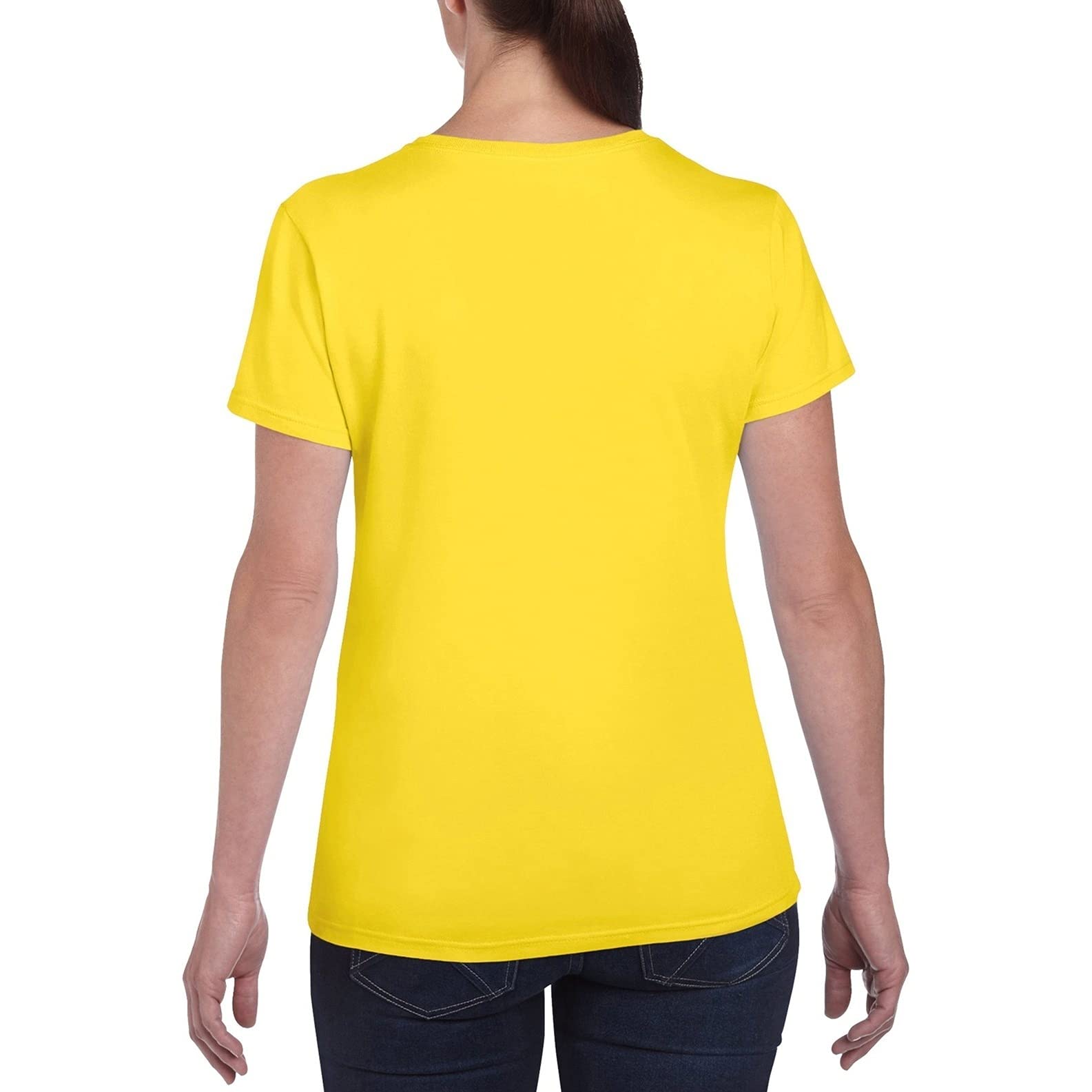 Gildan Ladies/Womens Heavy Cotton Missy Fit Short Sleeve T-Shirt (L) (Daisy)