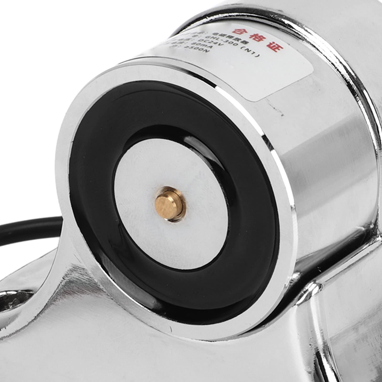Serrure électromagnétique 55 kg, Contrôle d'accès pour Porte, Support de Sécurité Magnétique Haute Résistance avec Fixation Solide
