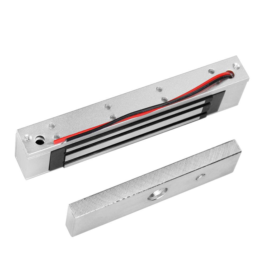 Serratura magnetica elettronica, serratura elettrica 12V DC, serratura elettromagnetica a sicurezza positiva per porte singole, sistema di controllo accessi