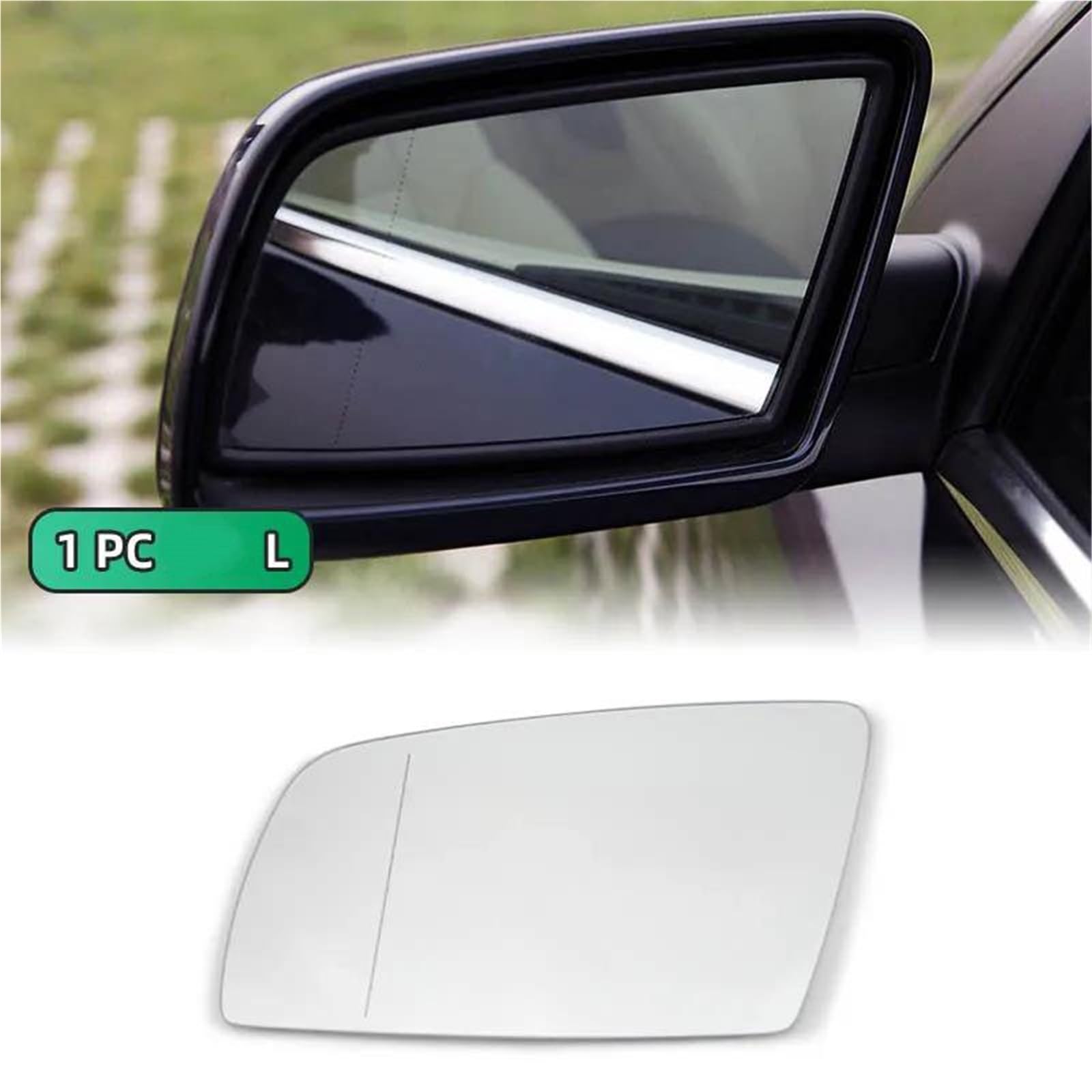 Espejos Retrovisores Laterales Para Serie 5 E60 E61 2003-2008 Lentes De Espejo Retrovisor Piezas De Lentes De Espejo Retrovisor Cristal de retrovisor lateral(Izquierda y derecha)