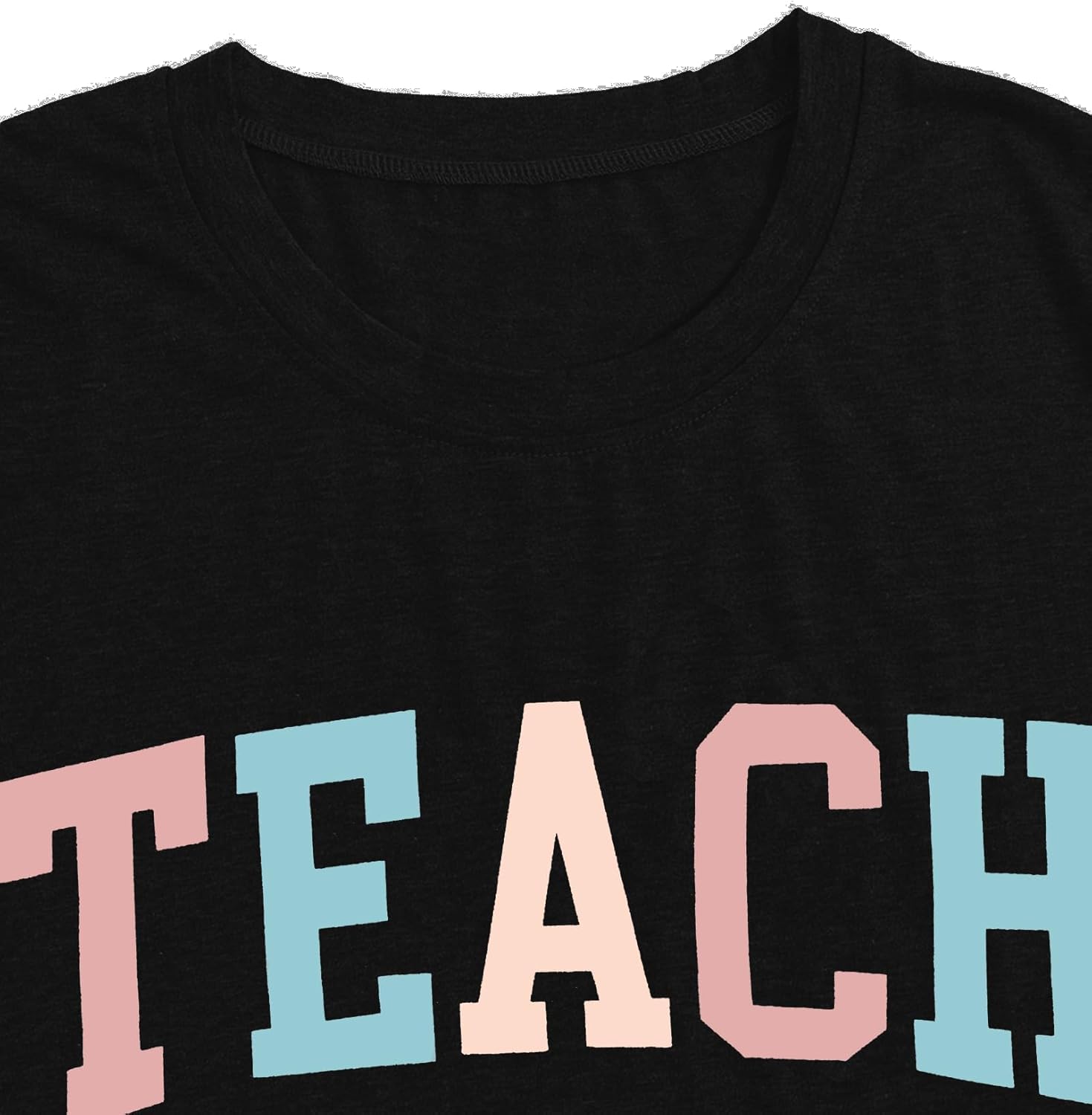 Plus Size Teacher Shirts Women Oversized Teach Life T Shirt Short Sleeve Graphic T-Shirt Gift Tops - Image 5