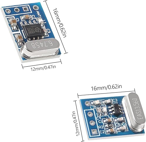 Miniatura 2 de Alinan 5Sets 433MHZ SYN115 SYN480R transmisor inalámbrico y receptor módulo kit preguntarOOK chip PCB