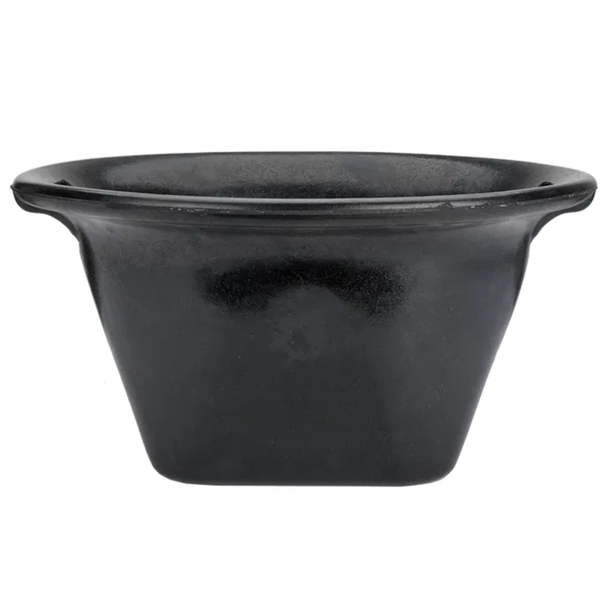 Bricoloco Cesto de leña de caucho reciclado de 13 litros,para transporte y almacenamiento de troncos, ramas para la chimenea y barbacoa, o escombros – Capazo de goma muy resistente y duradero (5)