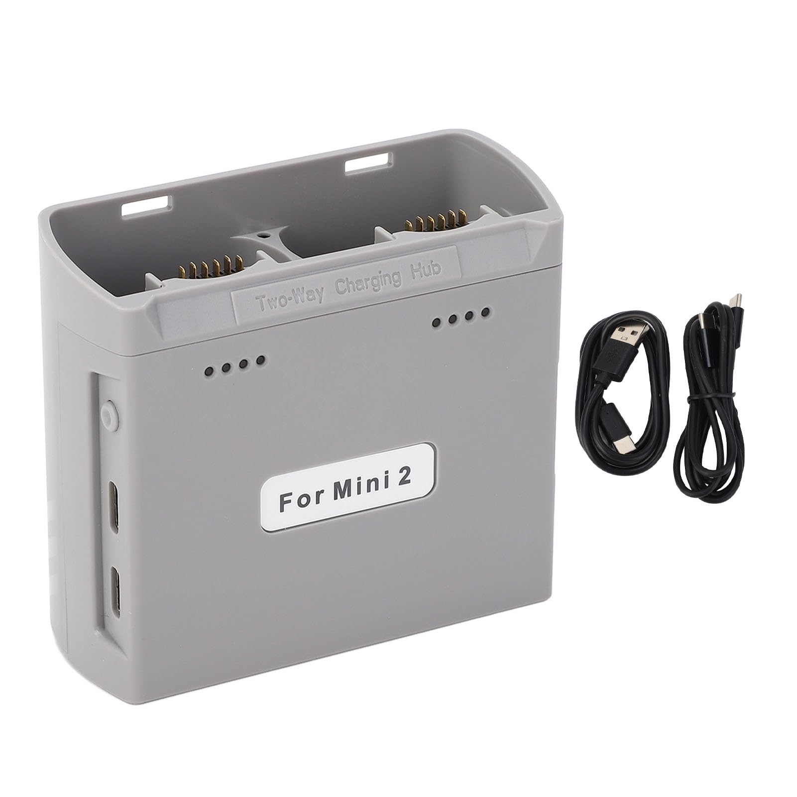 Hub di Ricarica per Batterie per Droni, Gestore di Ricarica Rapida PD Hub di Ricarica a Doppia Via Adatto per Mini 4K Mini2 Mini SE Mini2 SE, Batteria per Droni, Accessori per