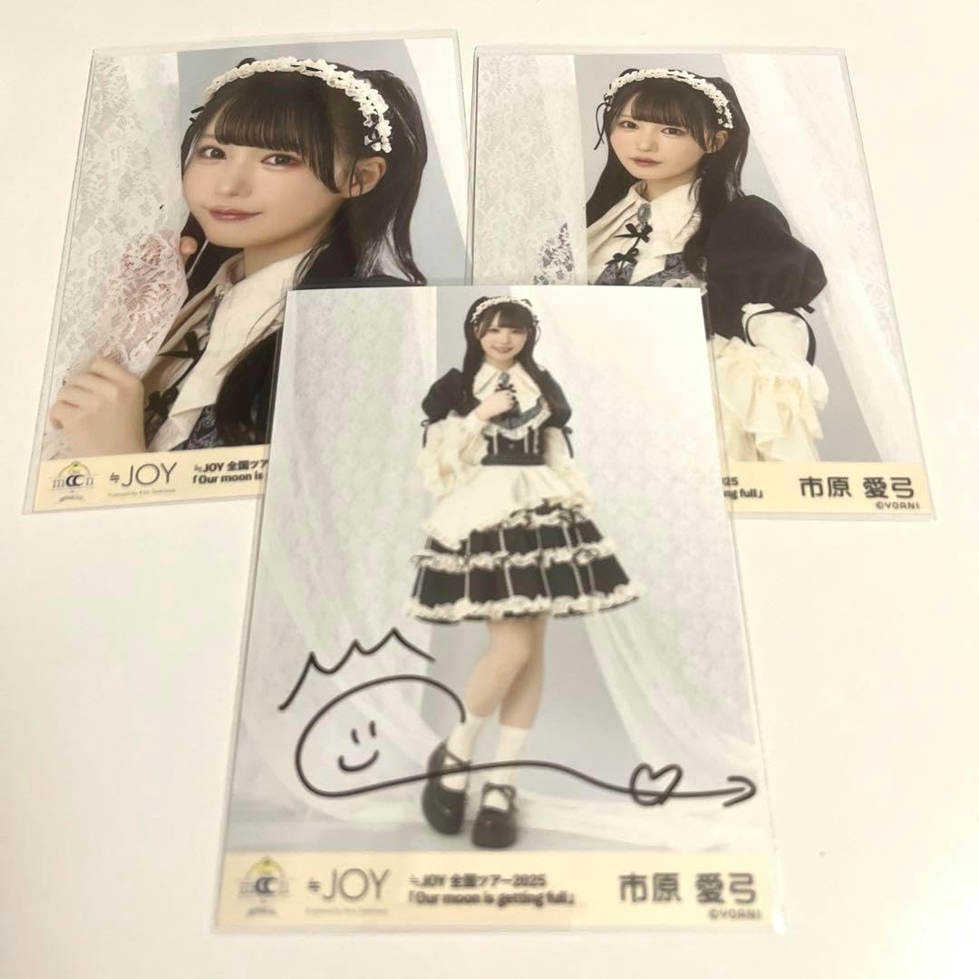 市原愛弓　生写真　3周年コンサート衣装　直筆　ニアジョイ ≒JOY ニアジョイ 市原愛弓 3周年コンサート衣装 生写真 コンプ