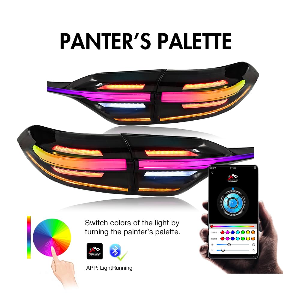 Amazon | T T-ABC 新RGBテールライト 2020-2025 トヨタ カローラ