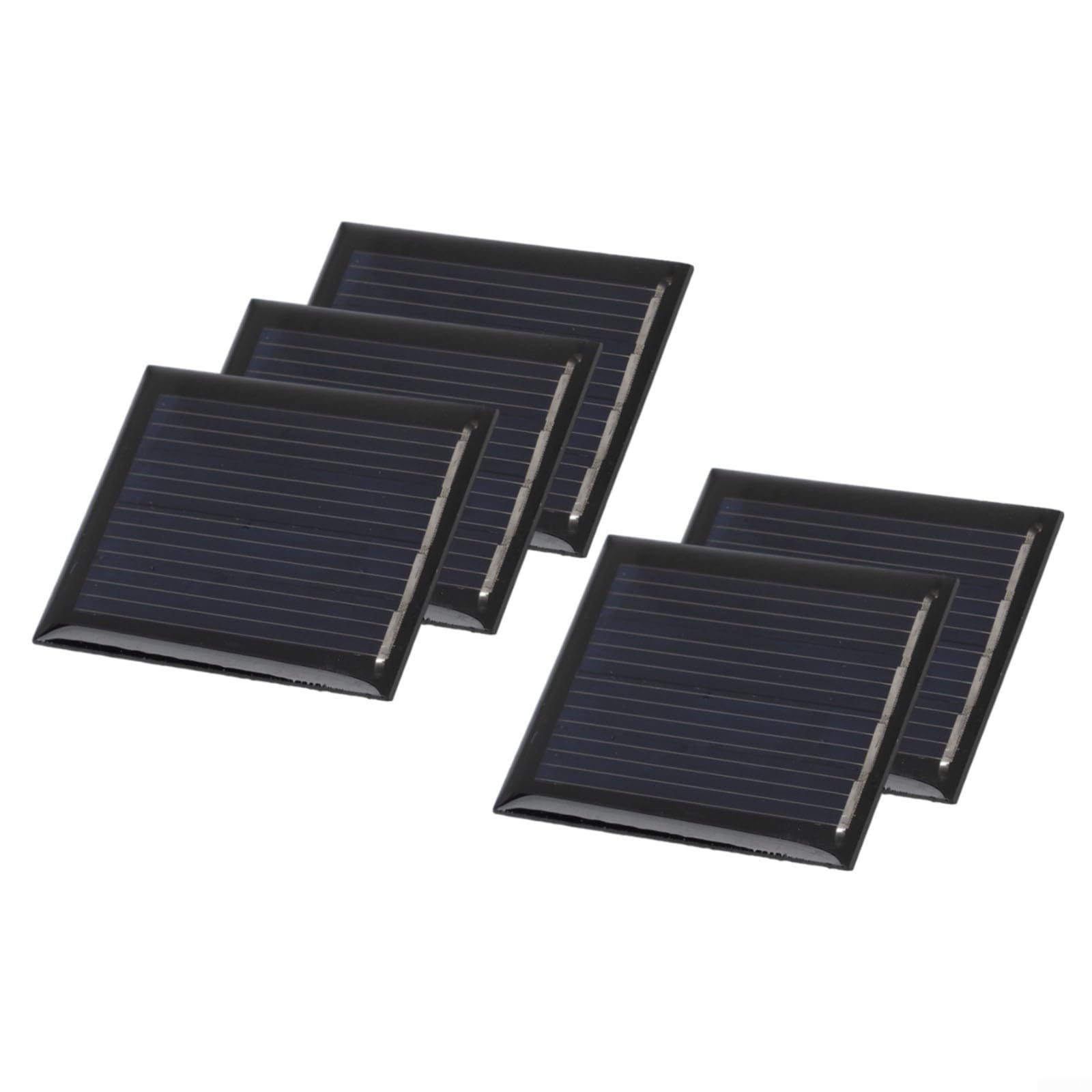 5 mini pannelli solari compatti da 2 V 55 mA per soluzioni di alimentazione portatili, per ricaricare telefoni e piccoli elettrodomestici