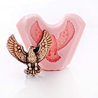 Vista 5 de Eagle - Molde de silicona para alimentos, fondant, chocolate, caramelo, resina, polímero de arcilla