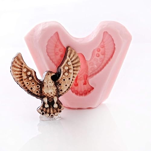Miniatura 5 de Eagle - Molde de silicona para alimentos, fondant, chocolate, caramelo, resina, polímero de arcilla