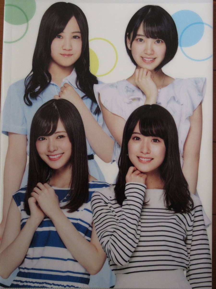 Amazon.co.jp: 白石麻衣 衛藤彩 堀未央奈 星野みなみ クリアファイル 