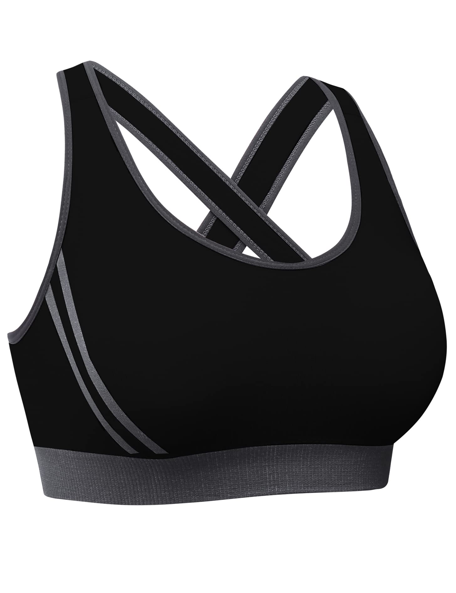Litherday Reggiseni Sportivi Senza Ferretto Reggiseni Sportivi Donna Push Up Comfort con Imbottiture Rimovibili Reggiseno Yoga Reggiseno Sportivi per Allenamento Running Boxing