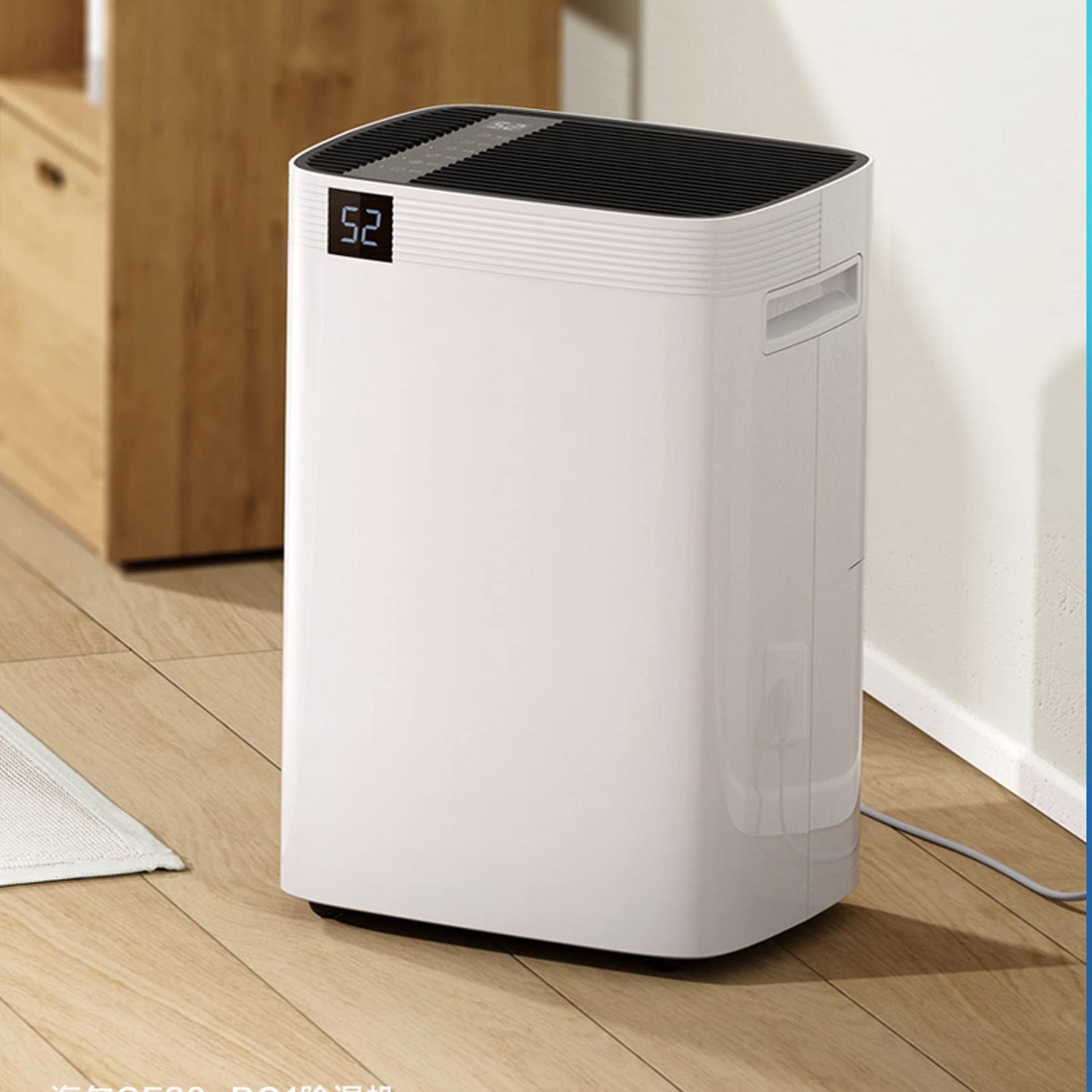 Elektrischer Luft-Smart-Luftentfeuchter 860 m²Ft 35 Pint, Badezimmer-Feuchtigkeitsabsorber Negativ-Ionen-Reiniger LED Touch