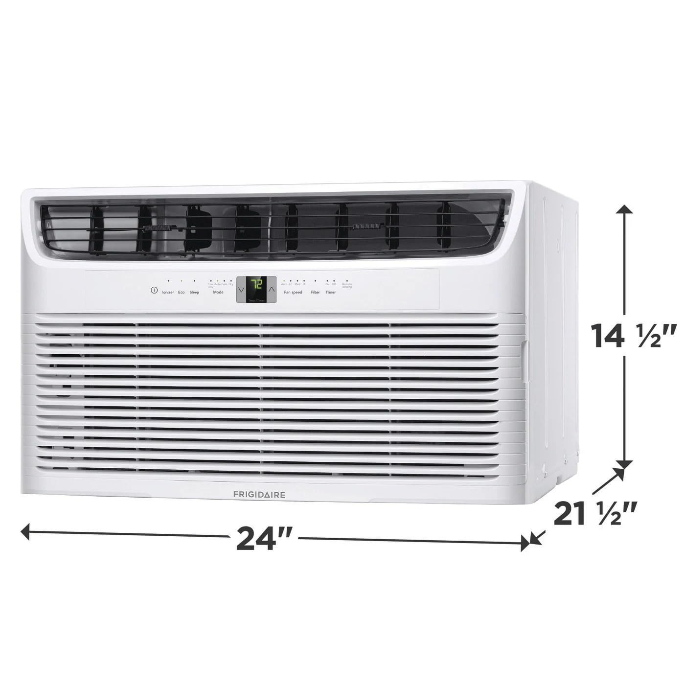 Frigidaire Through-the-Wall Room Air Conditioner, Remote Control, Washable Filter, Timer & Sleep Mode, 115/120V, White (12,000) - Additional View