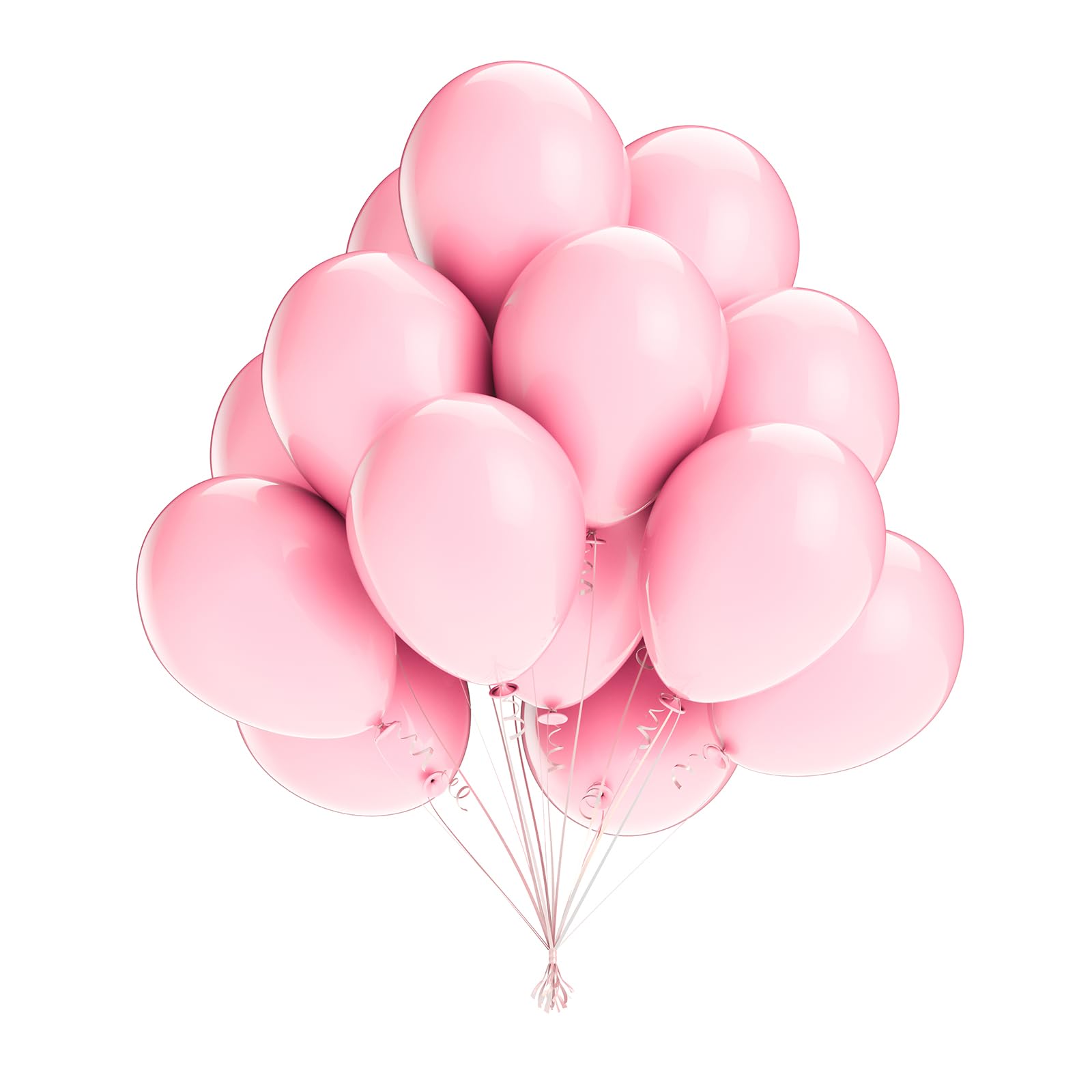 SimpleWild Premium 5-Inch Pastel Pink Balloons - Small & Durable, Latex Balloons for Birthday Decoration, Balloon Arch Kit, Baby Showers, Weddings, and Celebrations - Pack of 50