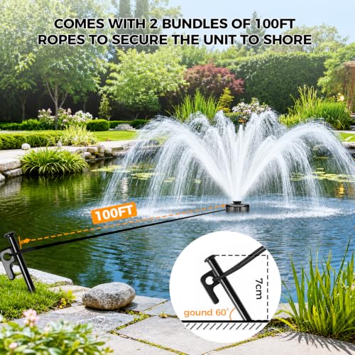 AddPride Pond Fountain Aerator, 1HP 110V 15000 GPH Stainless Steel by AddPride - Used condition - Image 4