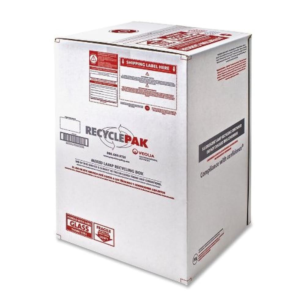 Environmental Services SUPPLY-126 Recycling Kit, 2' Mixed Lamps