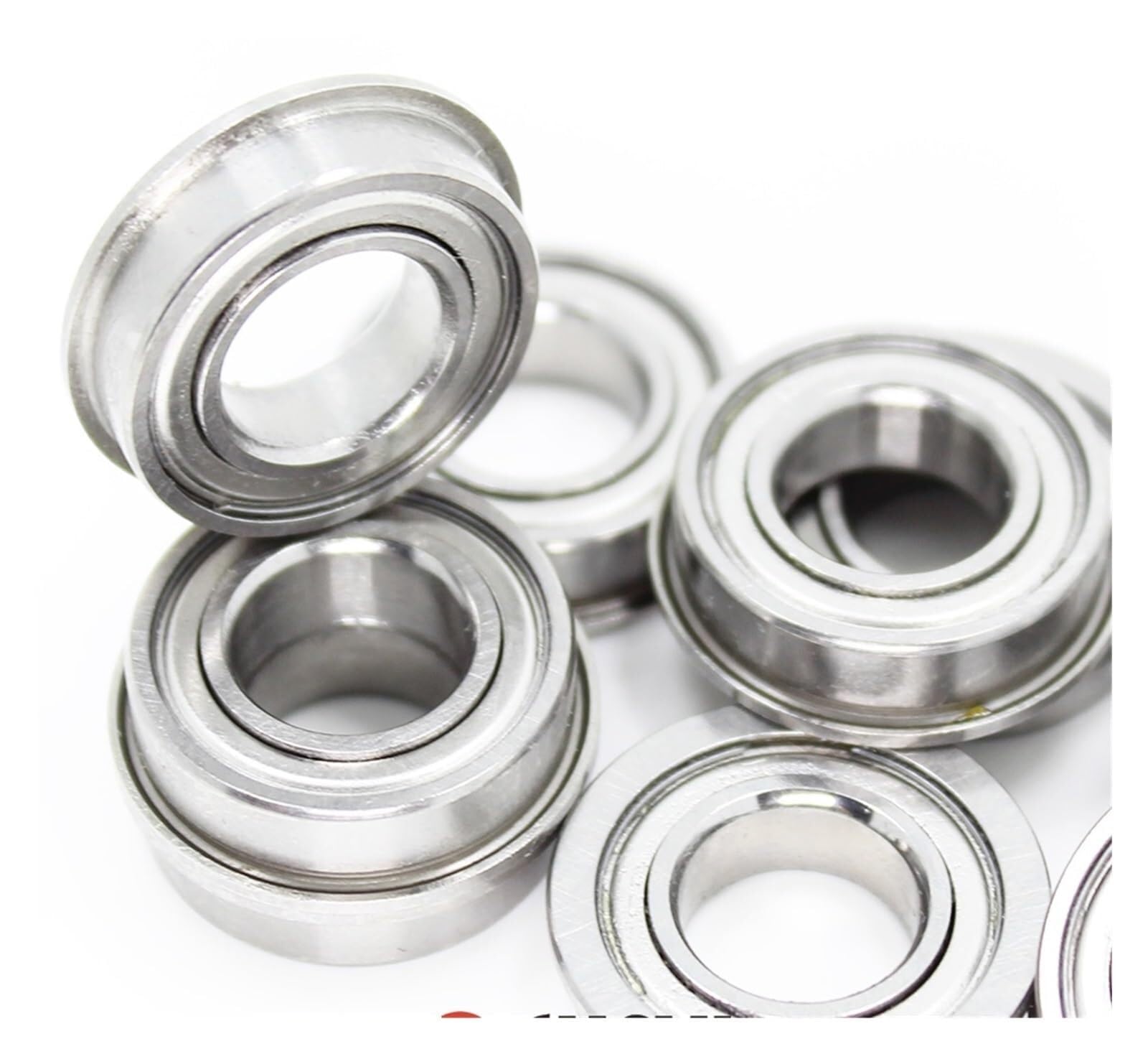 Abgedichtete Lager, F6001ZZ Flanschlager 12x28x8 mm ABEC-1 (10 Stück) F6001 Z ZZ