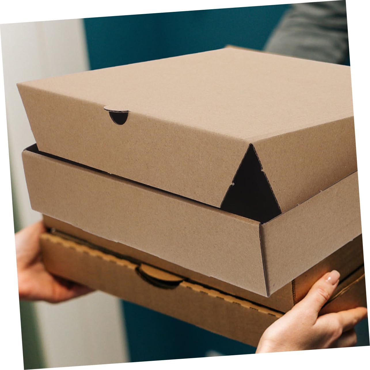 Mini scatole per pizza 12 pezzi cartone porta carta da asporto