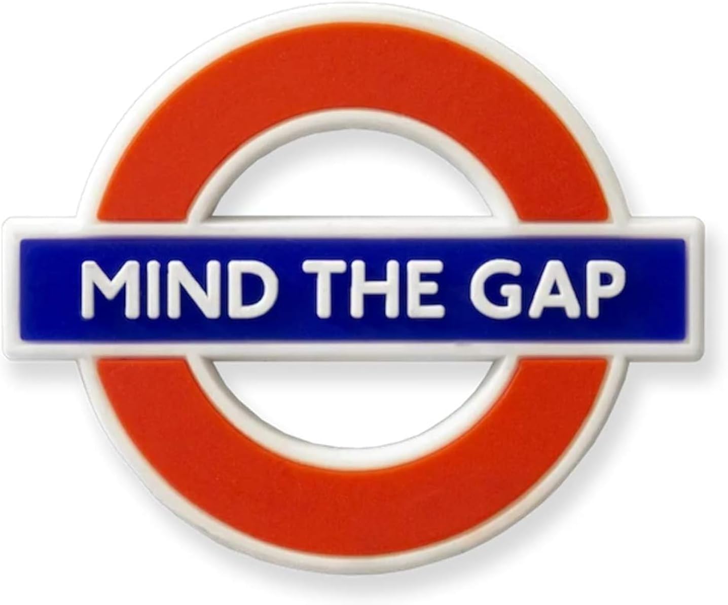 London Underground Mind The Gap Rubber Fridge Magnet