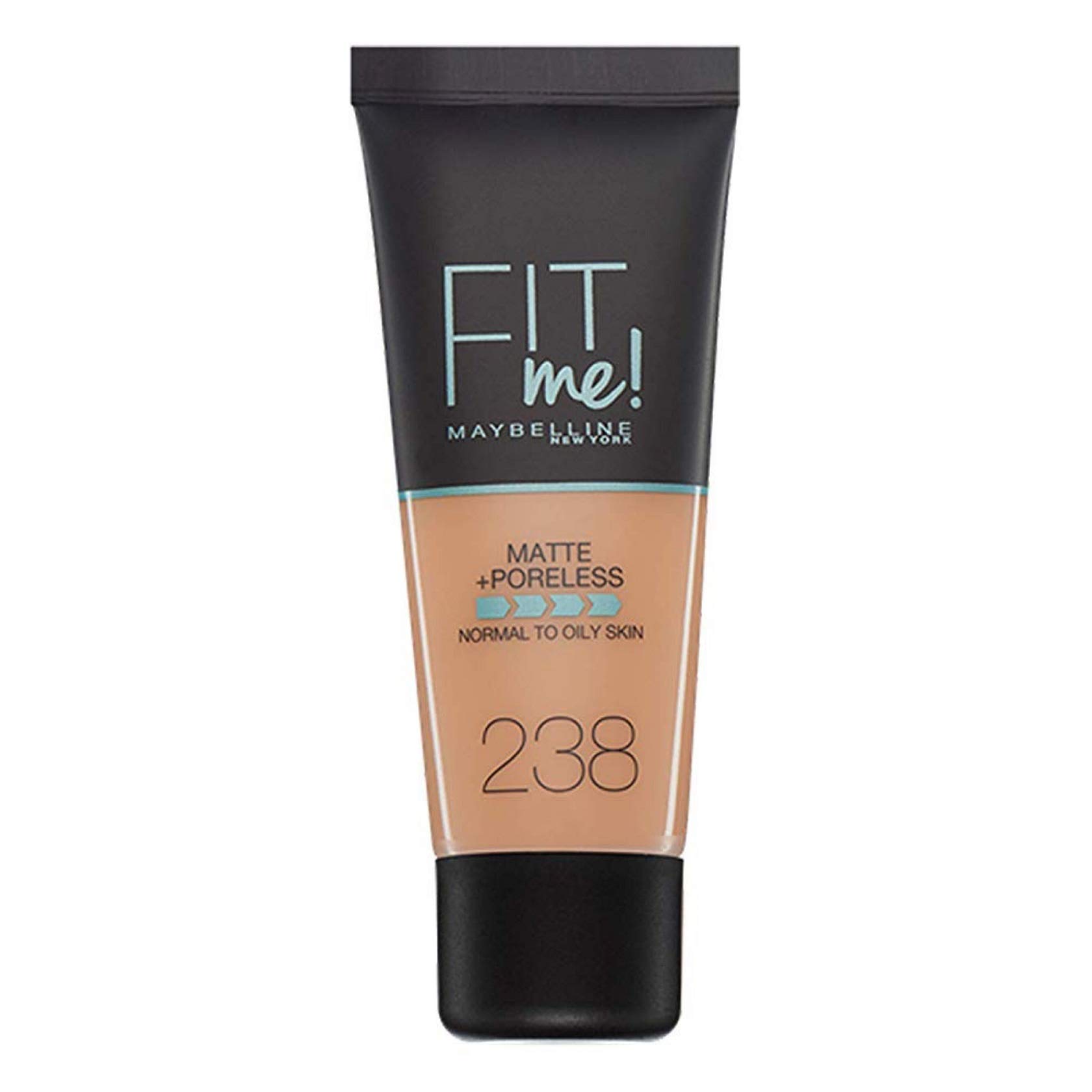 2 x Maybelline Fit Me Matte + Poreless Foundation 30ml - 238 Rich Tan