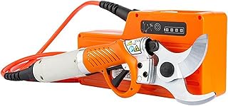 Boyuan Forbici Potatura Elettriche Professionali, con potatore per Rami di Albero a Batteria al Litio Ricaricabile da 4,4 Ah/144 Wh, Diametro di Taglio di 45 mm (1,77 Pollici), 8-10 Ore di Lavoro