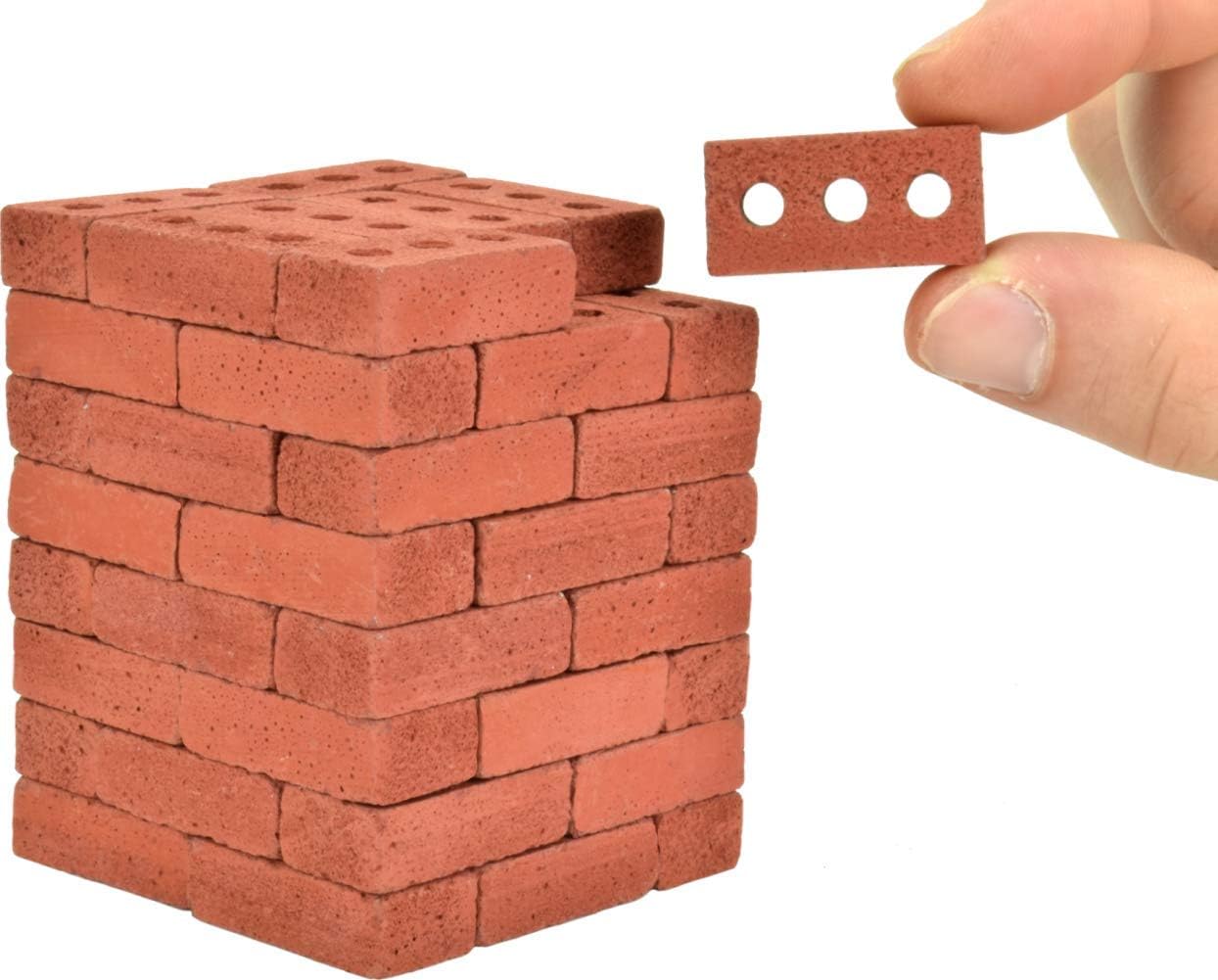 Acacia Grove Mini Red Bricks, 1:6 Scale (160 Pack)