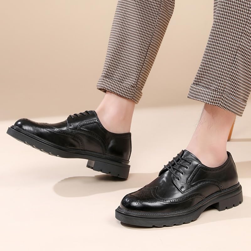 Leather Business Brogue Handmade Formal Oxfords Shoe for Men for Office Classic Business Party Shoes4