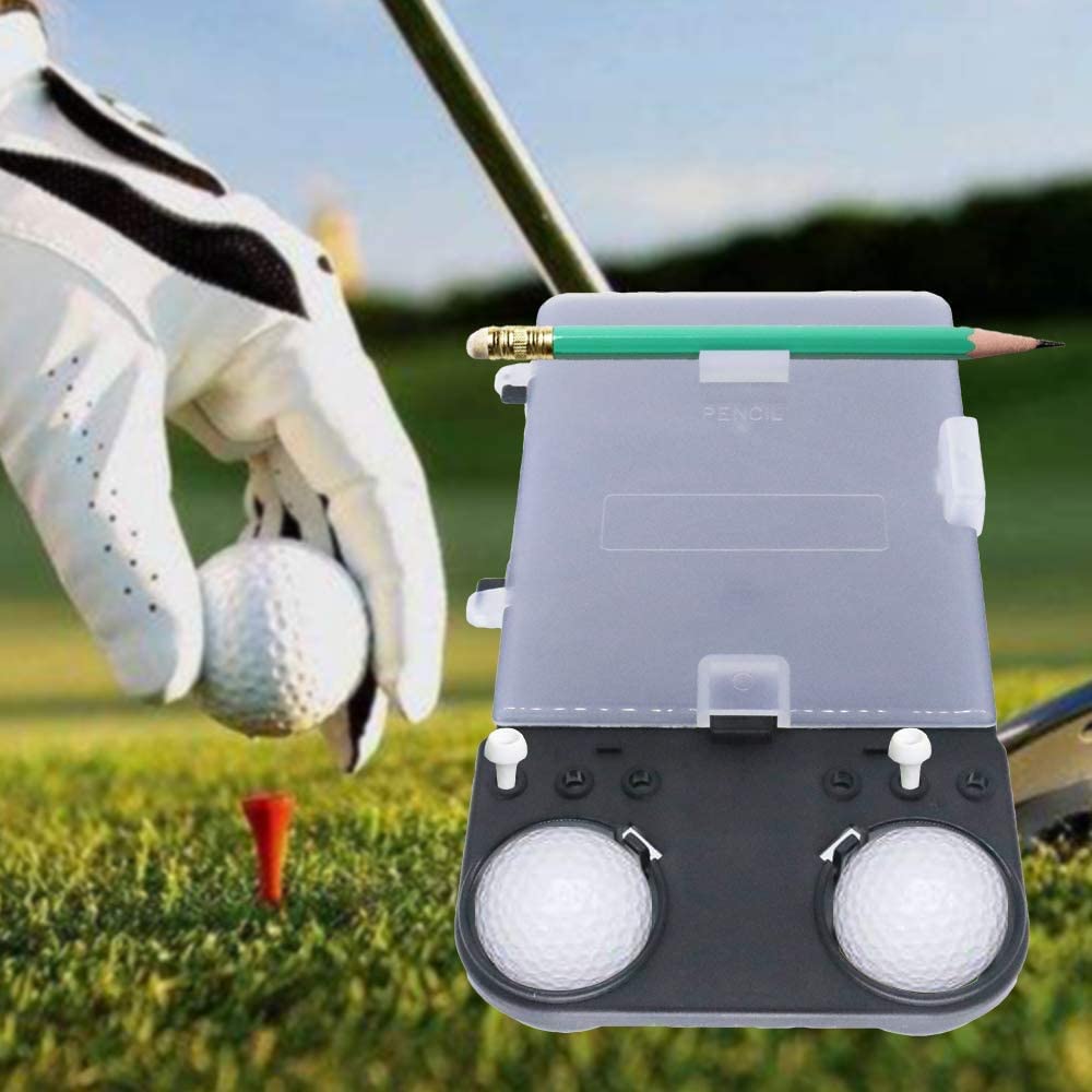 MUXSAM Kit di Supporto per Carte da Golf Supporto per segnapunti da Golf per Carrello da Golf con portamatite Golfers Premium Aiuto per l'allenamento Multifunzione Accessori da Golf