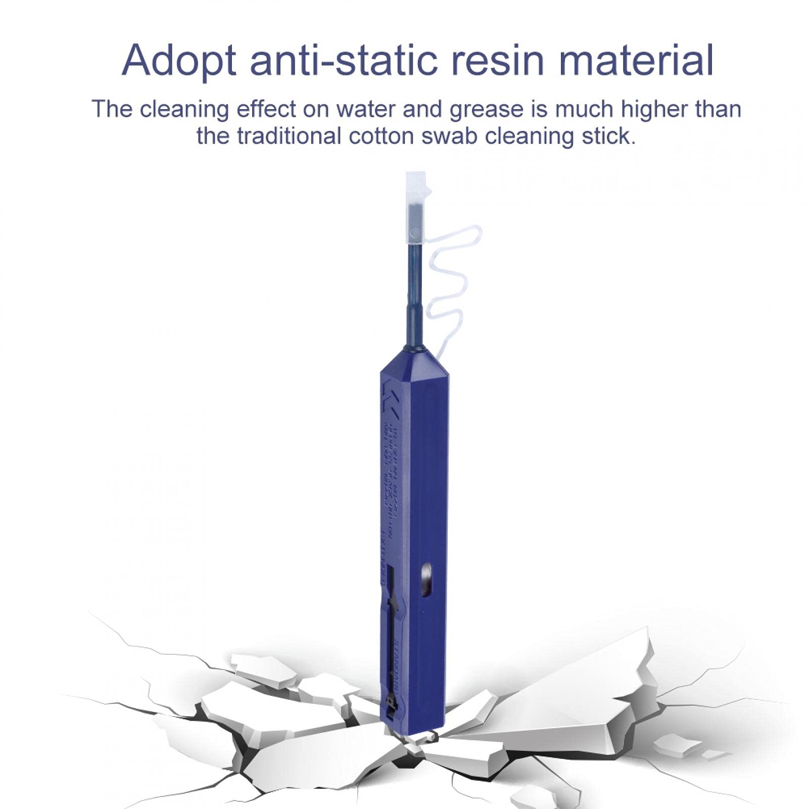 Elfcam® - Reinigingspen voor optische vezels, reiniger met één klik