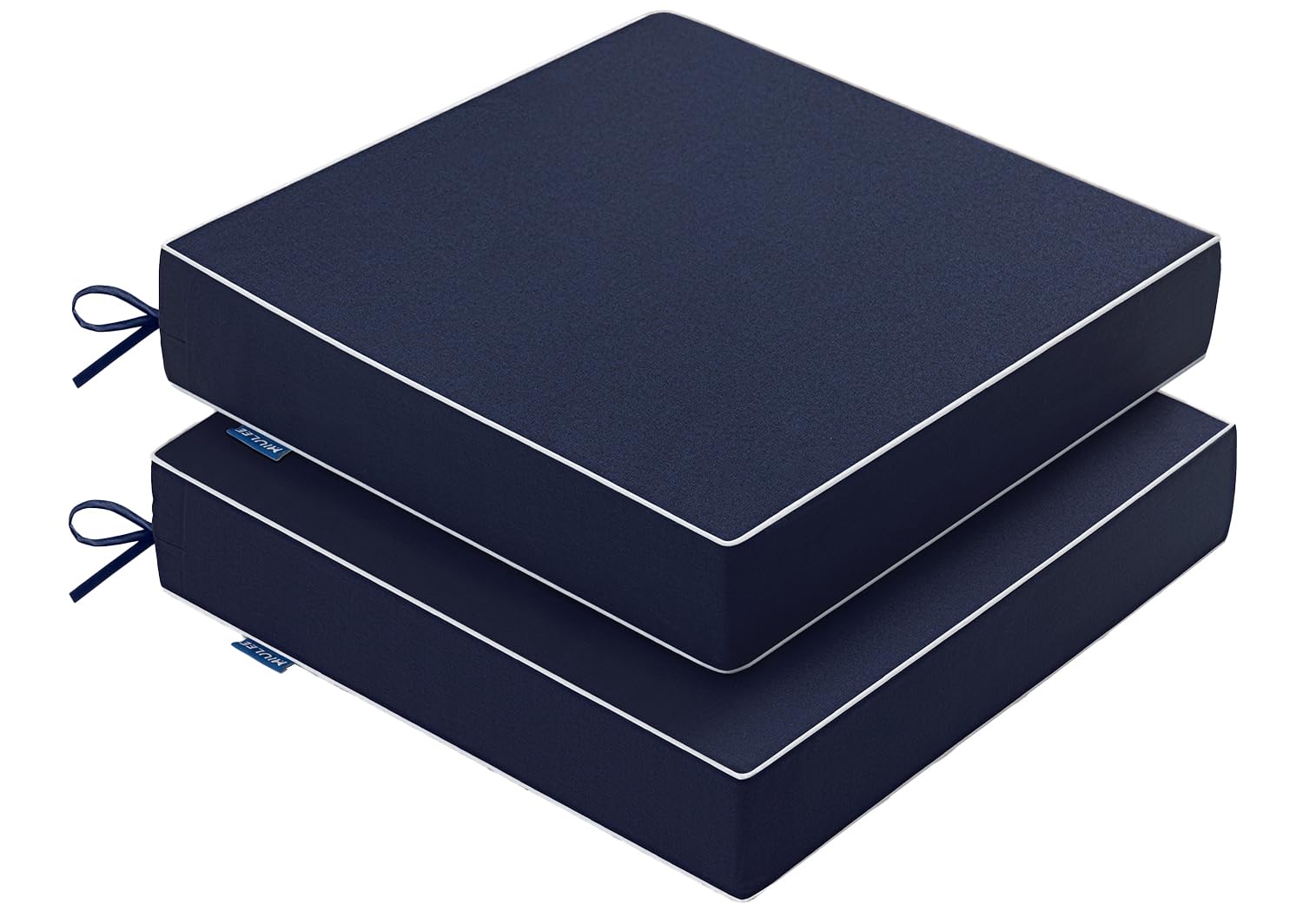 MIULEE Navy Outdoor Chair Cushions 24x24x4