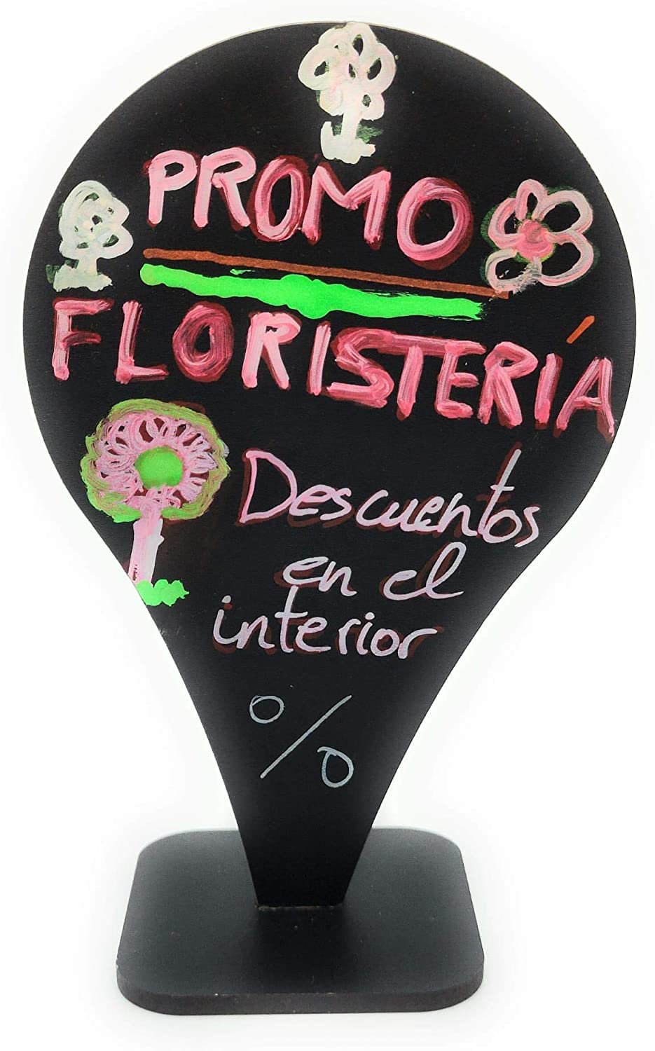 50 Carteles de Oferta Grandes y 3 Pizarras de Mesa