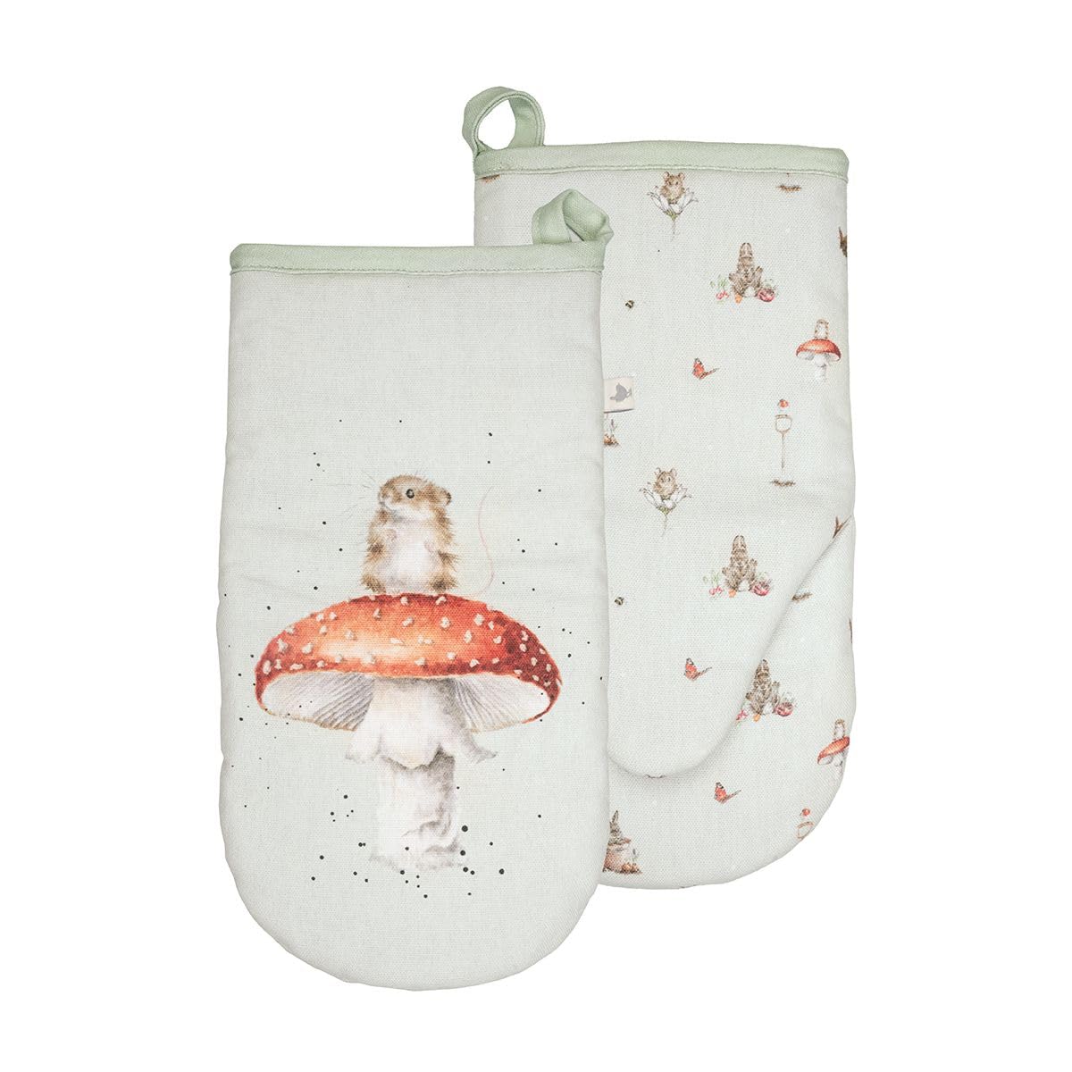 Wrendale Designs Guanto da forno singolo Garden Friends Mouse