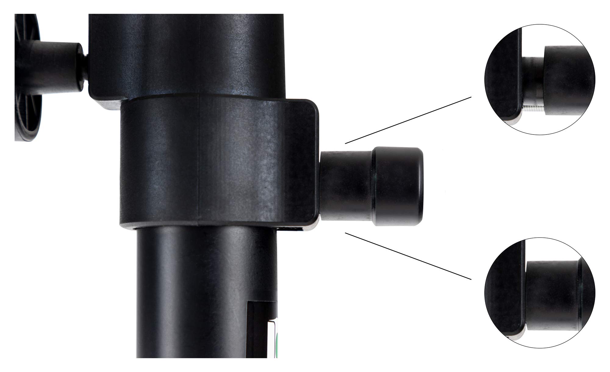 Pronomic SPS-2A Supporti per Casse in Alluminio con Spina di Bloccaggio Set | Struttura stabile a treppiede extra larga, Rinforzi aggiuntivi, Gambe lunghe 68 cm per una base stabile, Peso: 3, 5 cm