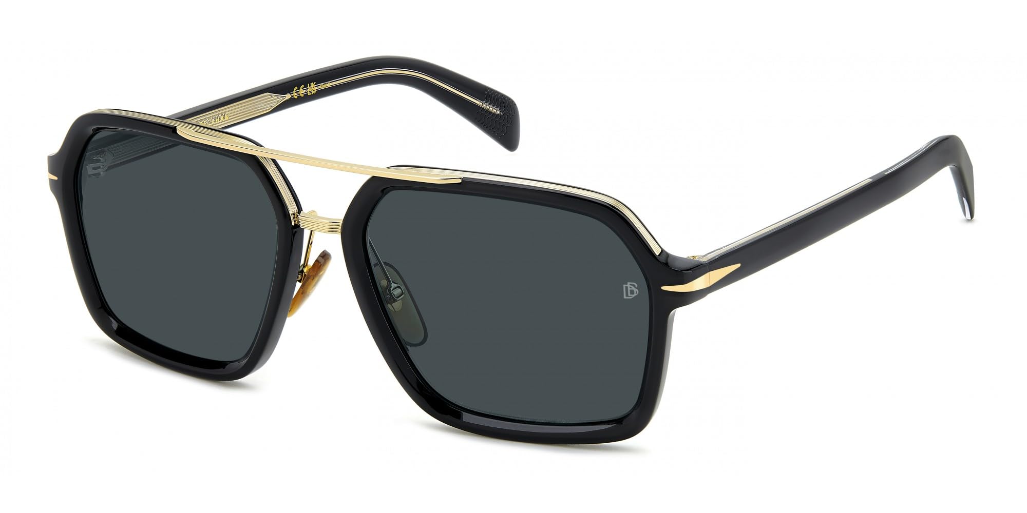 Lunettes DB 7128 David Beckham une monture noire d'exception - 4