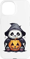 Vista 6 de iPhone 16 Panda Halloween Panda Lover Panda Pumpkin Halloween Case