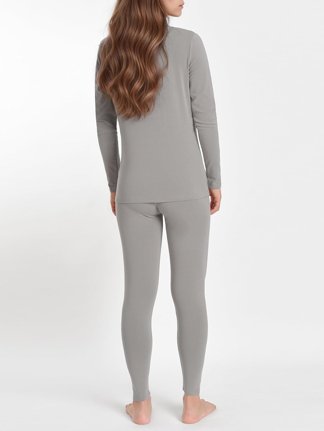 Latuza Women's Petite Thermal Underwear Set Fleece Lined Long Johns