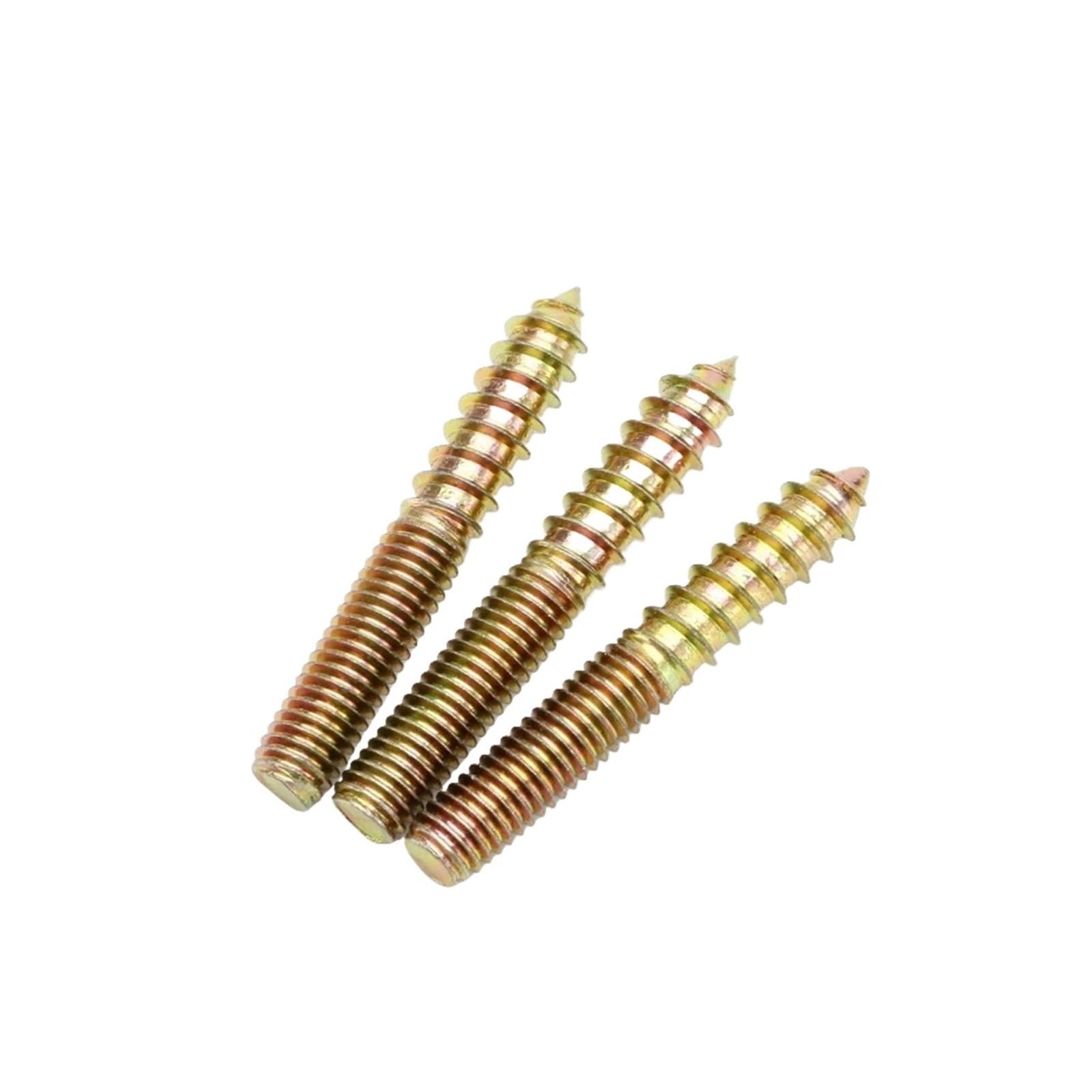 Tornillos de pasador doble extremo autorroscantes zinc M6 40-60 mm M8 55-90 Paquete 50(M8x60)