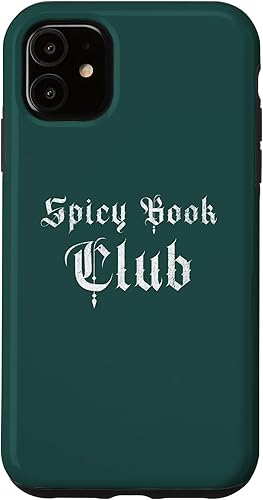iPhone 11 Spicy Book Club, lector de libros, Smut, Fanfiction, funda de fantasía