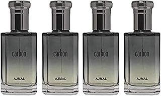 Ajmal Perfumes Carbon Eau De Perfume For Men, 4 x 100 ml (Pack of 1)